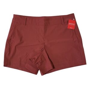 SPANX Women's Sunshine Shorts 4" Sun Washed Red NWT!